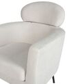 Fabric Armchair White SOBY_875199