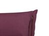 Set of 2 Linen Cushions 45 x 45 cm Purple SAGINA_838508