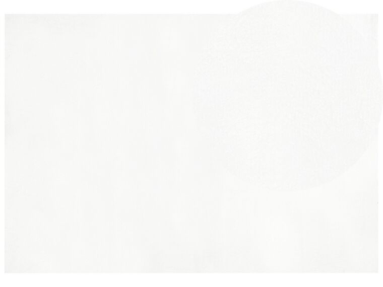 Koberec z umelej zajačej kožušiny 160 x 230 cm biely MIRPUR_858893