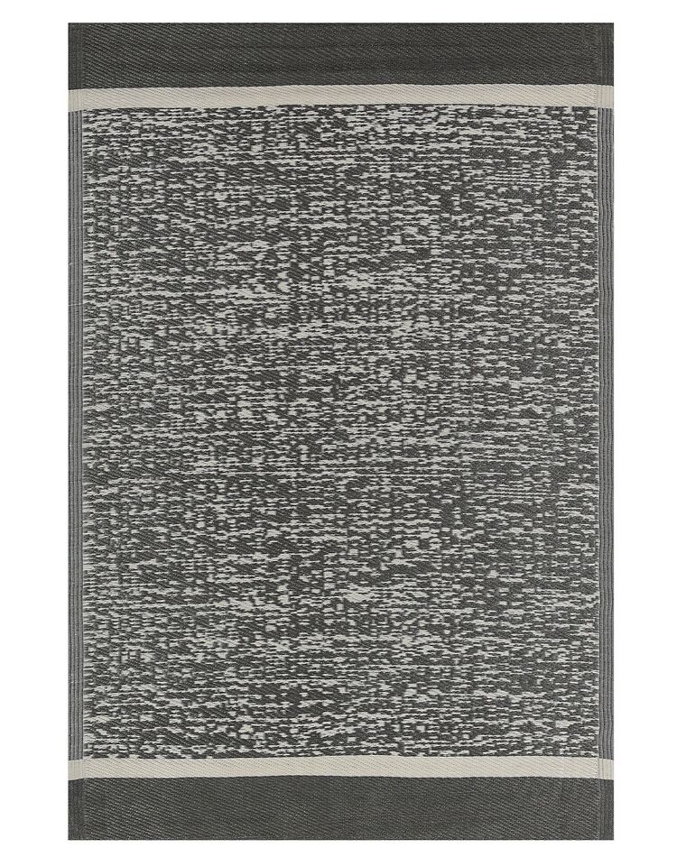 Vloerkleed polypropyleen zwart/wit 120 x 180 cm BALLARI_766563