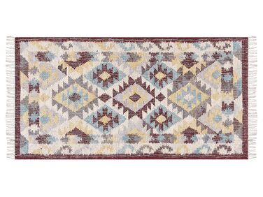 Jutový koberec 80 x 150 cm viacfarebný FENER
