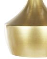 Metal Pendant Lamp Gold FRASER_823444