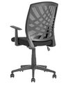 Krzesło biurowe regulowane czarne BONNY II_834332