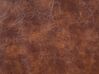 Soffa 3-sits läder guldbrun CHESTERFIELD_539722