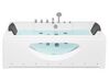 Bañera de hidromasaje LED de acrílico blanco 170 x 80 cm HAWES_850741