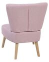 Fabric Armchair Pink VAASA_719847