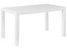 Ensemble de jardin table avec 6 chaises blanc FOSSANO_807728