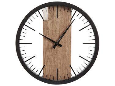 Wall Clock ø 38 cm Black VILLORA