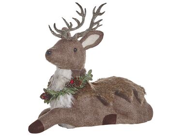Decorative Figurine Reindeer 38 cm Brown TAPIO