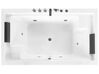 Fritstående badekar hvid 180 x 110 cm SAONA_770436