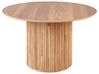 Mesa de jantar redonda em madeira clara ⌀ 120 cm VISTALLA_840683