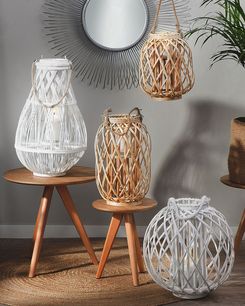 Lyhty 56 cm valkoinen TONGA Lyhty 56 cm valkoinen TONGA