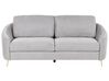 3 Seater Fabric Sofa Grey TROSA_851985