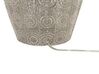Kovová stojací lampa marocká lucerna stříbrná MARINGA_721016