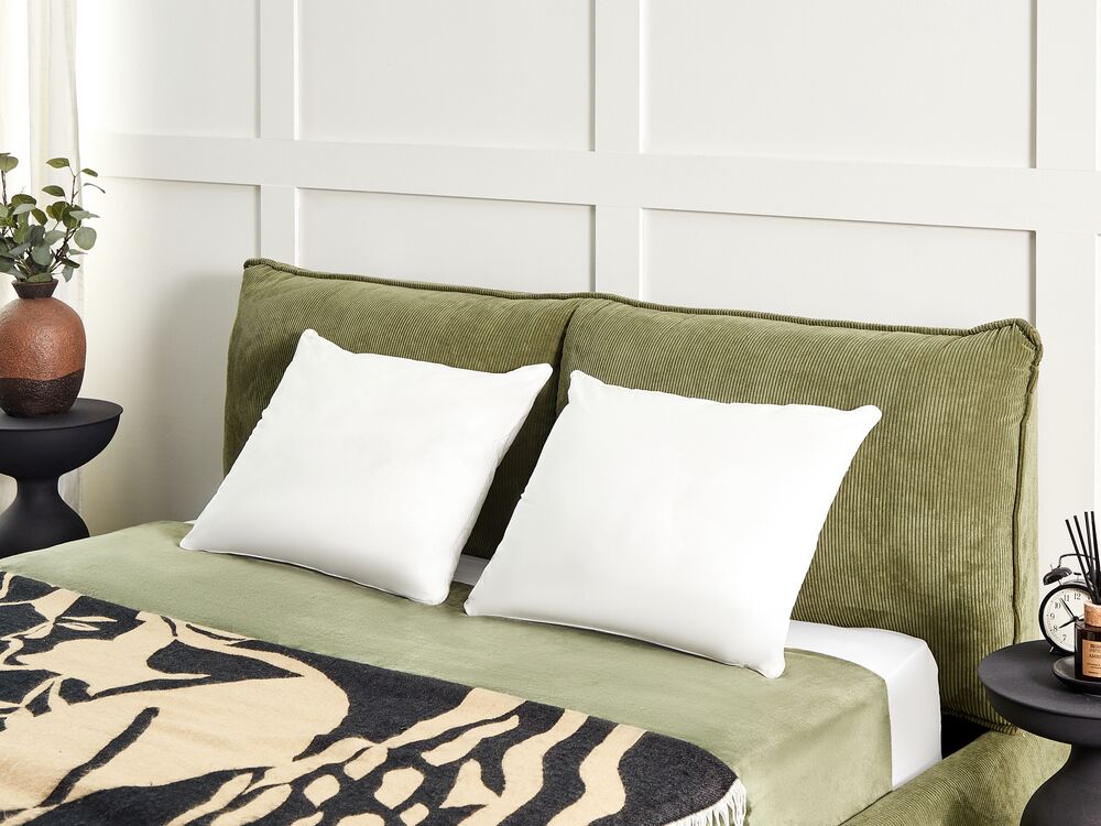 Bed top and pillows