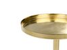 Beistelltisch Metall / Marmor gold / weiss rund ⌀ 36 cm CAMELO_912783