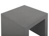 4 Seater Concrete Garden Dining Set Square Table Grey OLBIA/TARANTO_806384