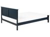 Bed hout donkerblauw 180 x 200 cm OLIVET_734524