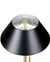 Lampada da tavolo metallo nero e oro 37 cm CAPARO_851347