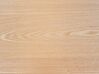 Eettafel hout lichtbruin 200 x 100 cm LEANDRA_899173