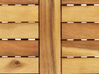 Garden Storage Box 130 x 64 cm Light Wood RIVIERA_823004