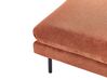 Conjunto de sofás 5 lugares com repousa-pés em tecido castanho dourado VINTERBRO_907088