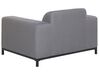 5 Seater Garden Sofa Set Grey with Black ROVIGO_795327