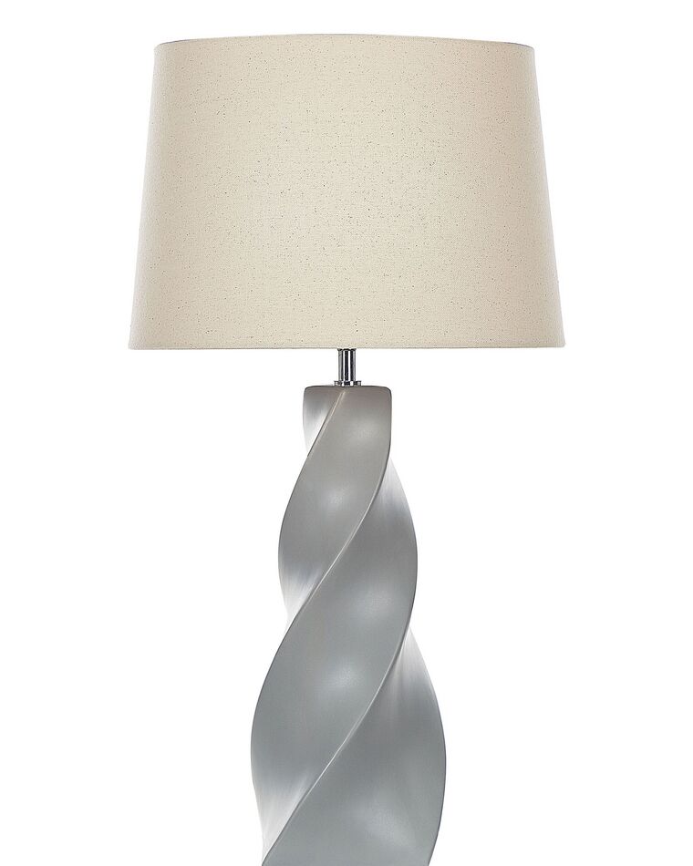 Ceramic Table Lamp Grey BELAYA_822402