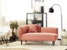 Left Hand Boucle Chaise Lounge Peach Pink CHEVANNES_877192