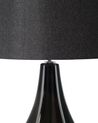 Fekete porcelán asztali lámpa 60 cm SANTEE_542482