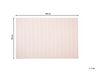Tappeto da esterno rosa in tessuto 140x200cm AKYAR_734551