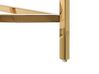 Konzolový stolík s mramorovým vzhľadom biela/zlatá ORITA_824986