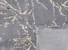 Plaid in tessuto grigio e dorato 130 x 180 cm GODAVARI_820332