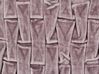 Coussin en velours plissé violet 30 x 50 cm CHIRITA_892693