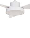 Ventilateur de plafond avec lumière LED blanc BANDERAS_870942