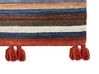 Alfombra kilim de lana azul/rojo/verde 140 x 200 cm MRGASHAT_858293