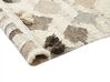 Alfombra kilim de lana beige/gris/marrón 200 x 300 cm KAGHTSRASHEN_859956