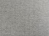 Canapé 3 places avec ottoman en tissu gris clair SIGTUNA_896555
