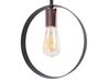 Lampe suspension noire et cuivrée VOMANO_684691