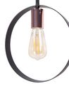 Lampe suspension noire et cuivrée VOMANO_684691