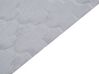 Koberec z umělé zaječí kožešiny 80 x 150 cm šedý GHARO_858612