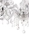 Kronleuchter Metall / Acrylglas transparent Kristall-Optik 8-flammig LIVENZA_882042