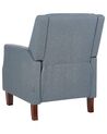 Fabric Recliner Chair Blue EGERSUND_896463