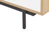Sideboard heller Holzfarbton / weiß 2 Schränke Schublade ITACA_789820