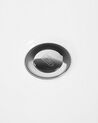 Bañera de acrílico negro/blanco/plateado 180 x 80 cm COCO_717606