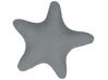 Sada 2 polštářů ve tvaru hvězdiček 40 x 40 cm šedá BHOPAL_801050