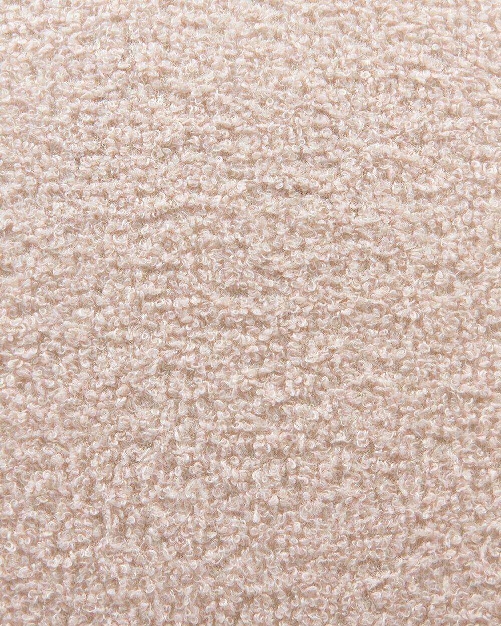 Poltrona bouclé beige DAVIK 