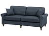 3 Seater Fabric Sofa Dark Grey OTRA II_763212