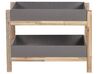 2 Tier Faux Concrete Shelf Grey OLIENA_806279