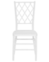 Set of 2 Dining Chairs White CLARION_782836